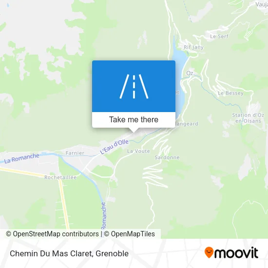 Chemin Du Mas Claret map