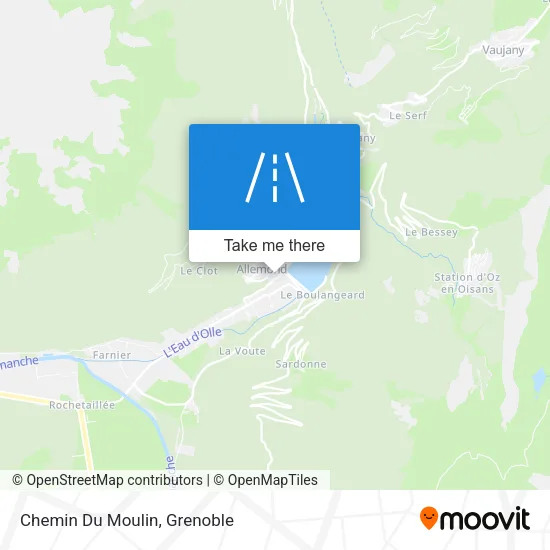 Chemin Du Moulin map