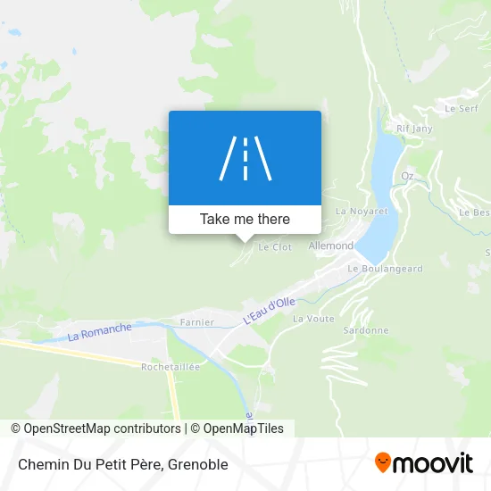 Chemin Du Petit Père map