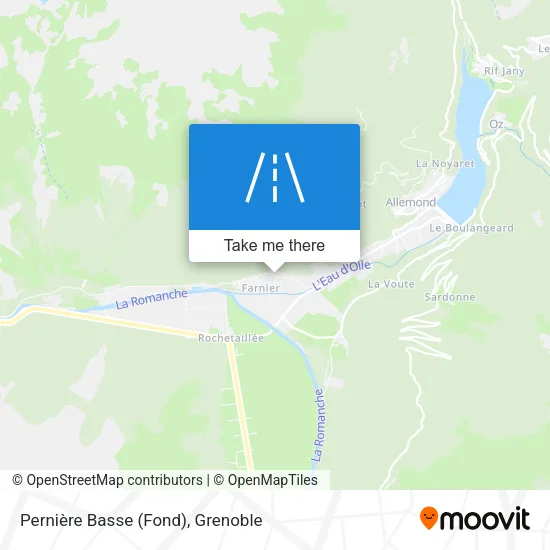 Pernière Basse (Fond) map