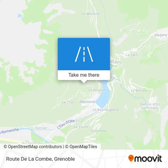 Route De La Combe map
