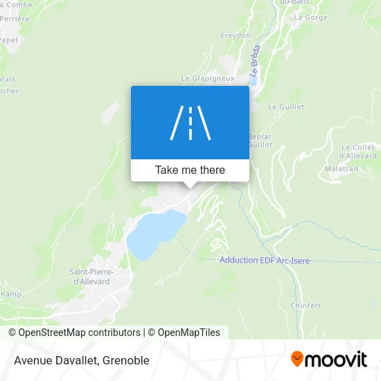 Avenue Davallet map