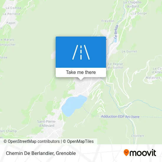 Chemin De Berlandier map