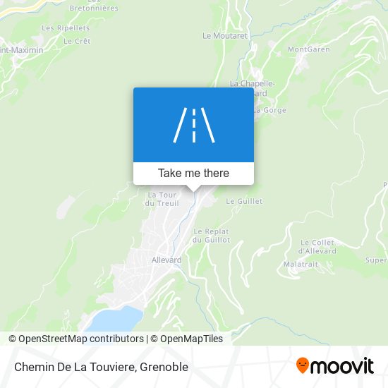 Chemin De La Touviere map