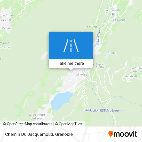 Chemin Du Jacquemoud map