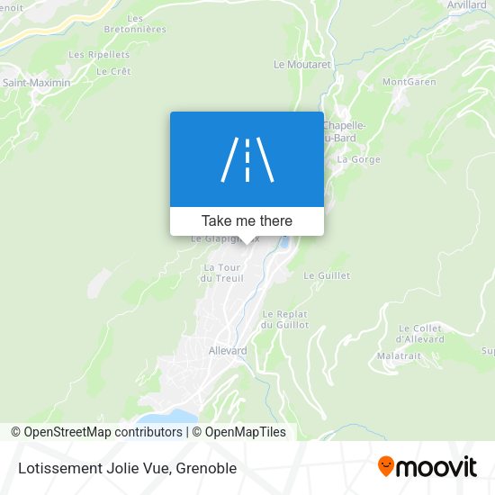 Lotissement Jolie Vue map