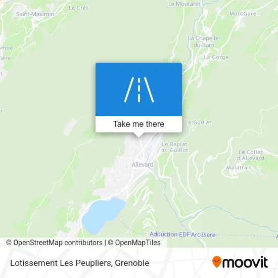 Lotissement Les Peupliers map