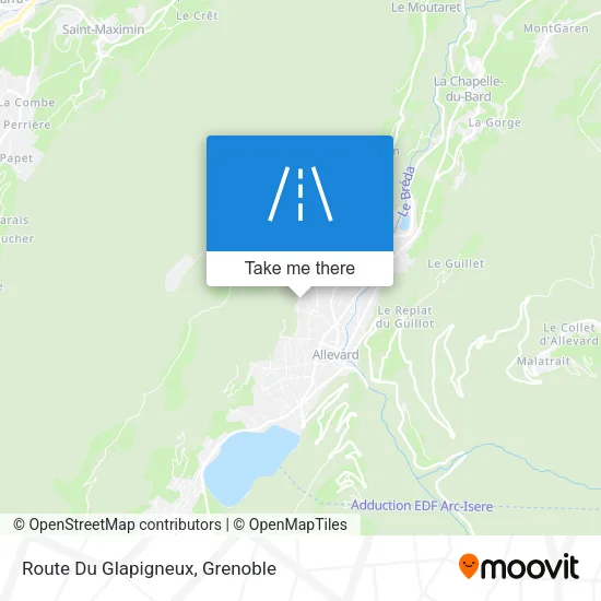 Route Du Glapigneux map