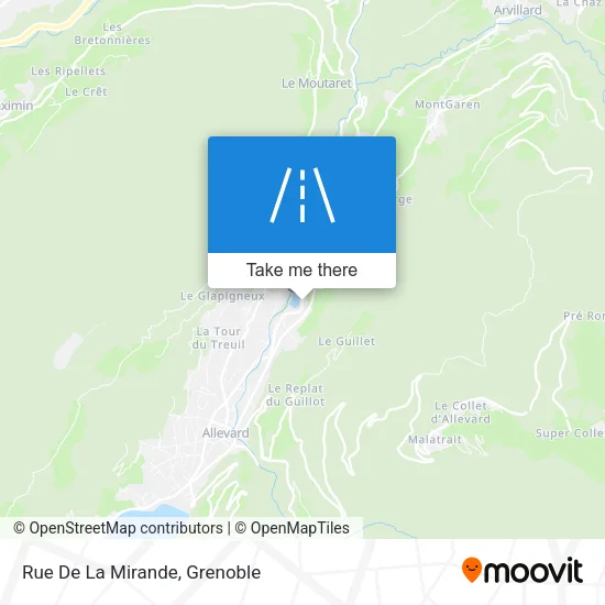 Rue De La Mirande map