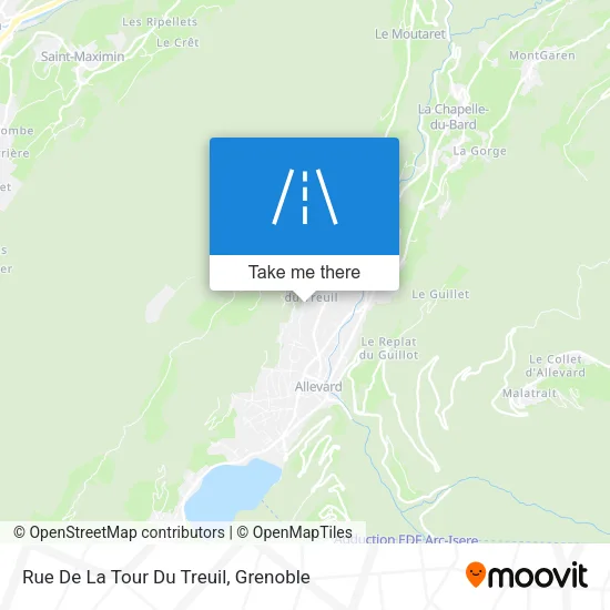Rue De La Tour Du Treuil map