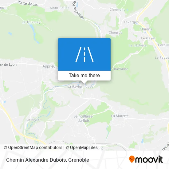 Chemin Alexandre Dubois map