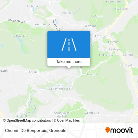 Chemin De Bonpertuis map