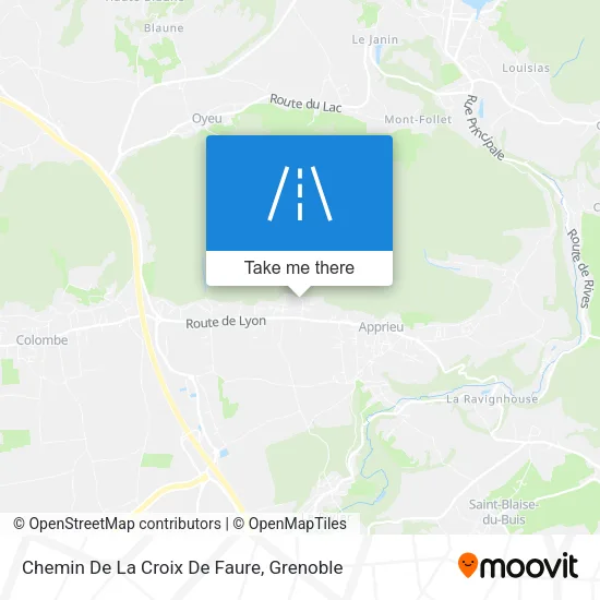 Chemin De La Croix De Faure map