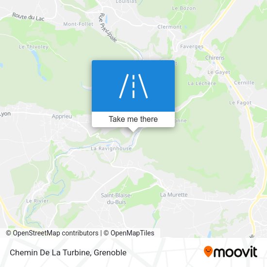 Chemin De La Turbine map