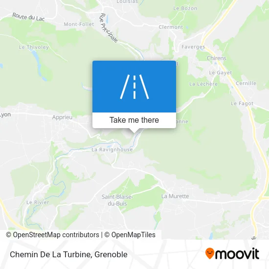 Chemin De La Turbine map