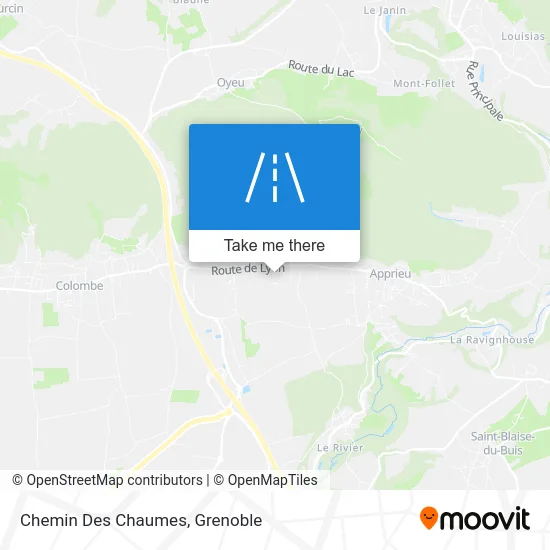 Chemin Des Chaumes map