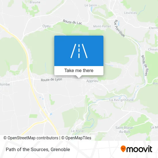 Chemin Des Sources map