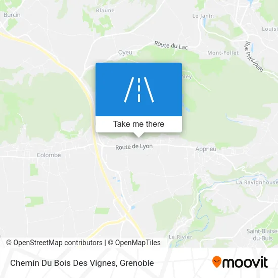 Chemin Du Bois Des Vignes map