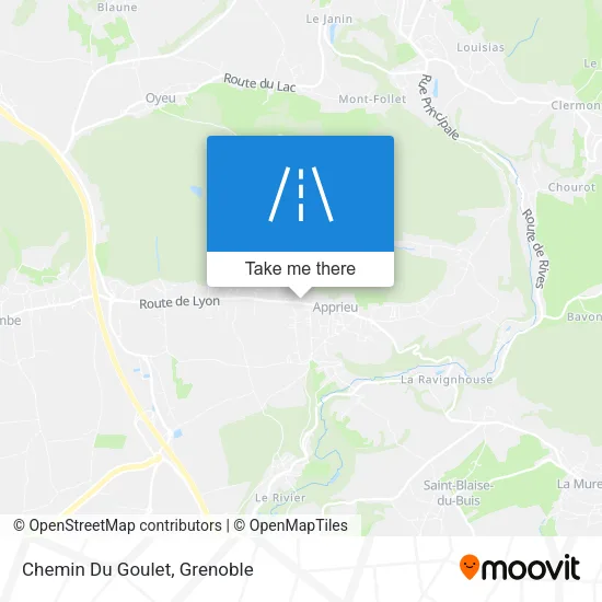 Chemin Du Goulet map