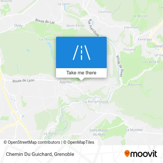Chemin Du Guichard map