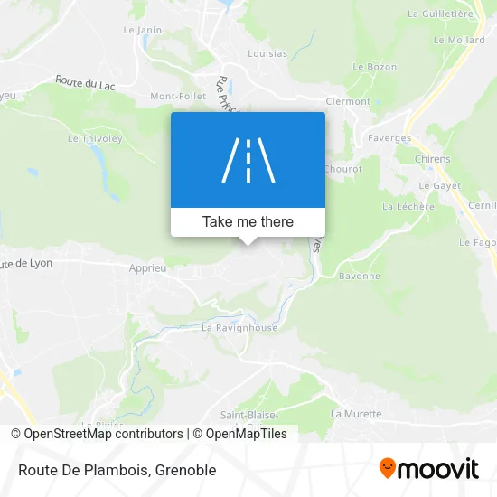 Route De Plambois map
