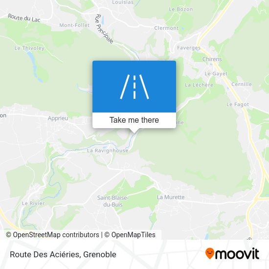 Route Des Aciéries map