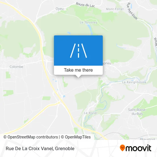 Rue De La Croix Vanel map