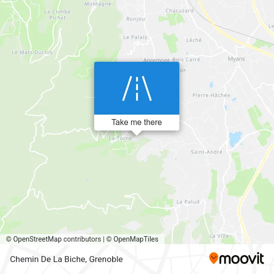 Chemin De La Biche map