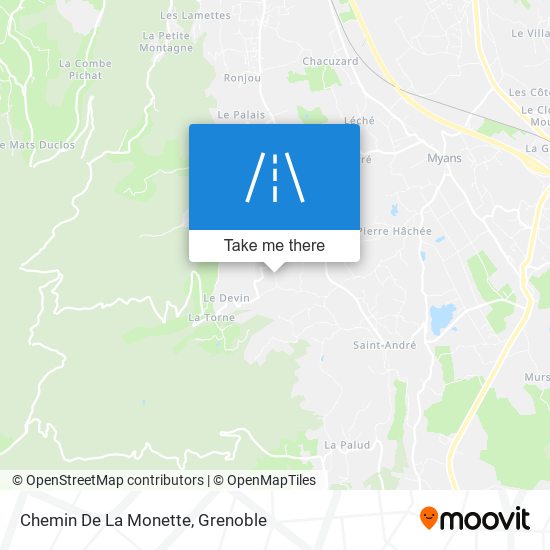 Chemin De La Monette map