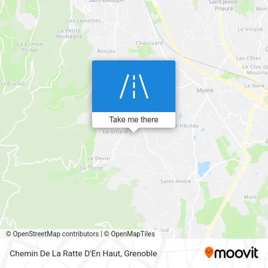 Chemin De La Ratte D'En Haut map