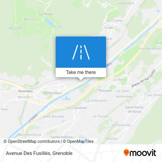 Avenue Des Fusillés map