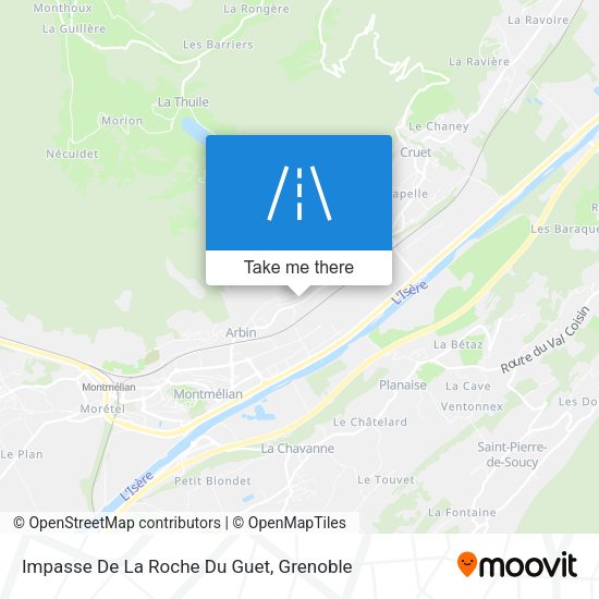 Impasse De La Roche Du Guet map