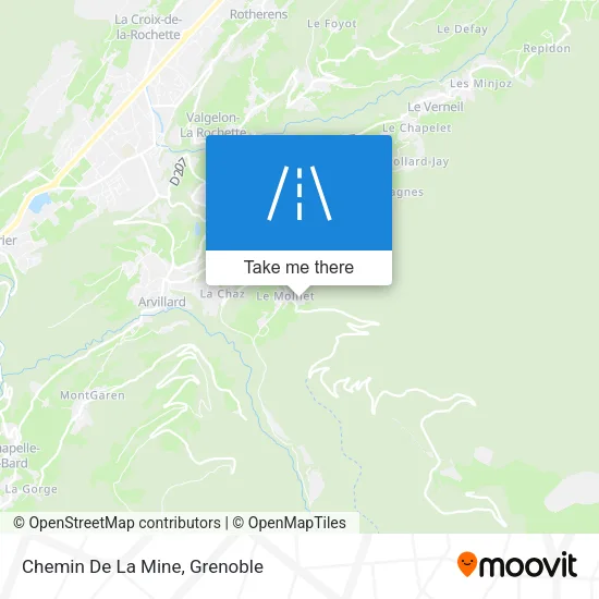 Chemin De La Mine map