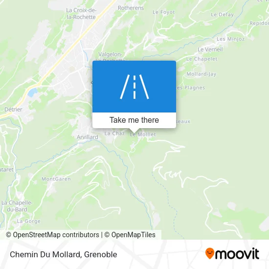 Chemin Du Mollard map