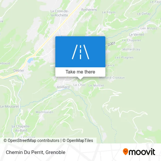 Chemin Du Perrit map