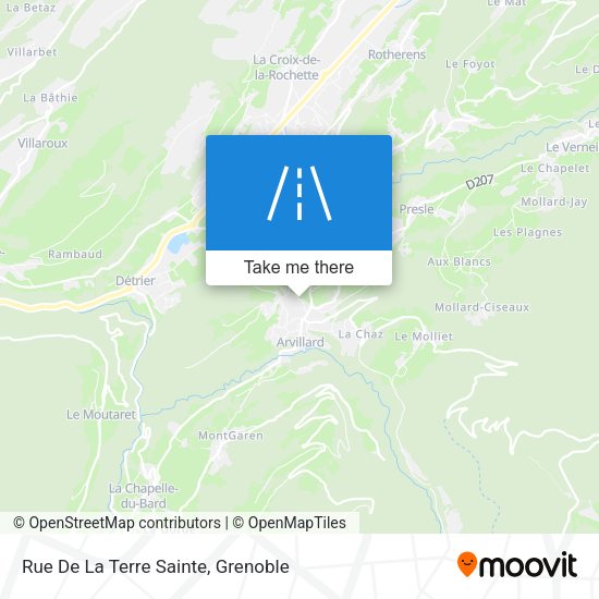 Rue De La Terre Sainte map