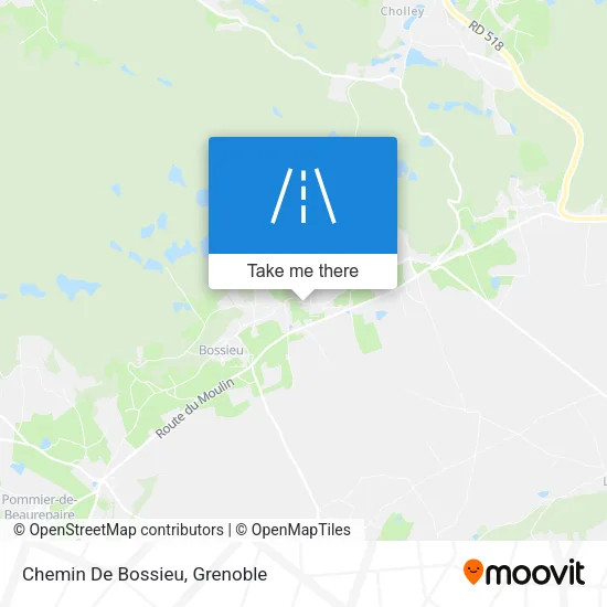 Chemin De Bossieu map
