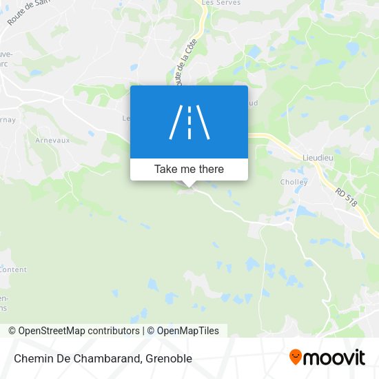 Chemin De Chambarand map