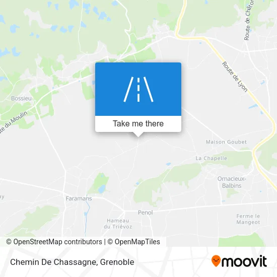Chemin De Chassagne map
