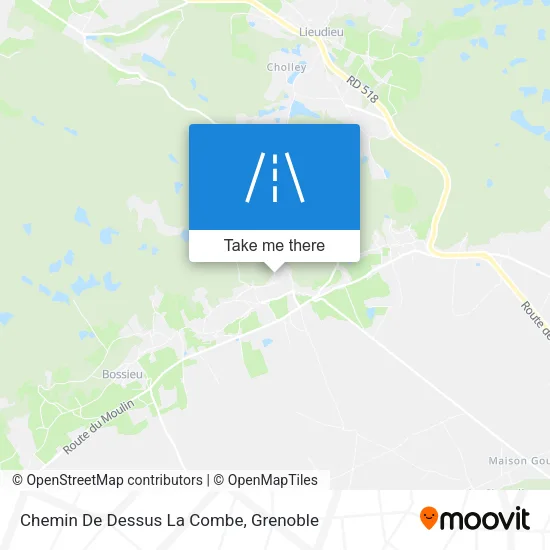 Chemin De Dessus La Combe map