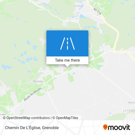 Chemin De L'Église map