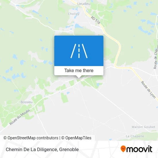 Chemin De La Diligence map