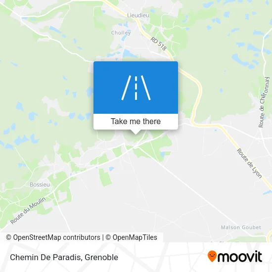 Chemin De Paradis map