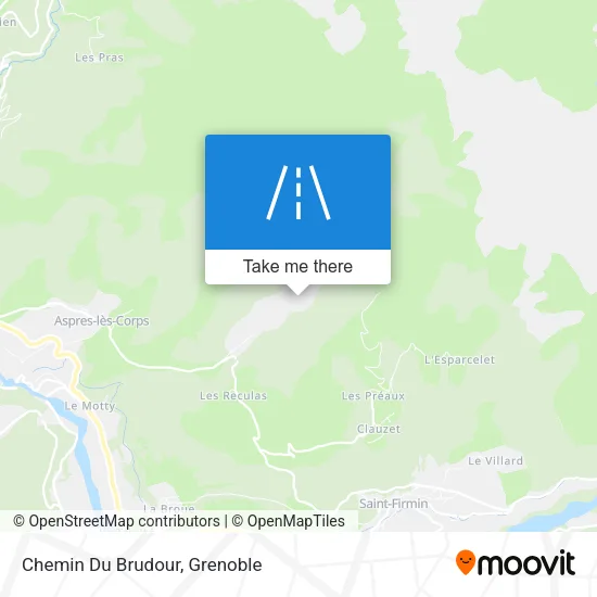 Chemin Du Brudour map