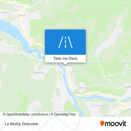 Le Motty map