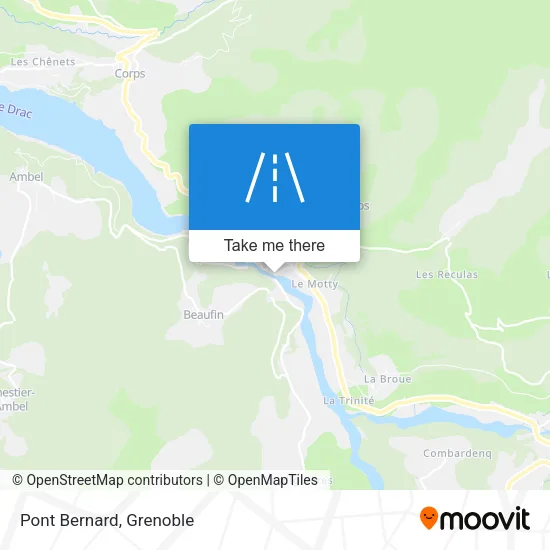 Pont Bernard map