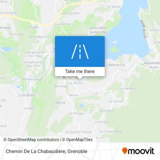 Chemin De La Chabaudière map