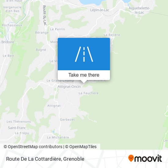Route De La Cottardière map