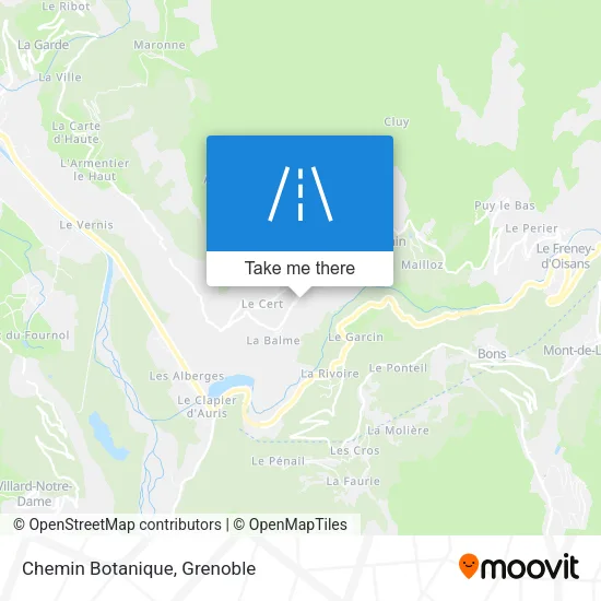 Chemin Botanique map