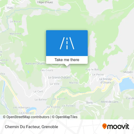 Chemin Du Facteur map